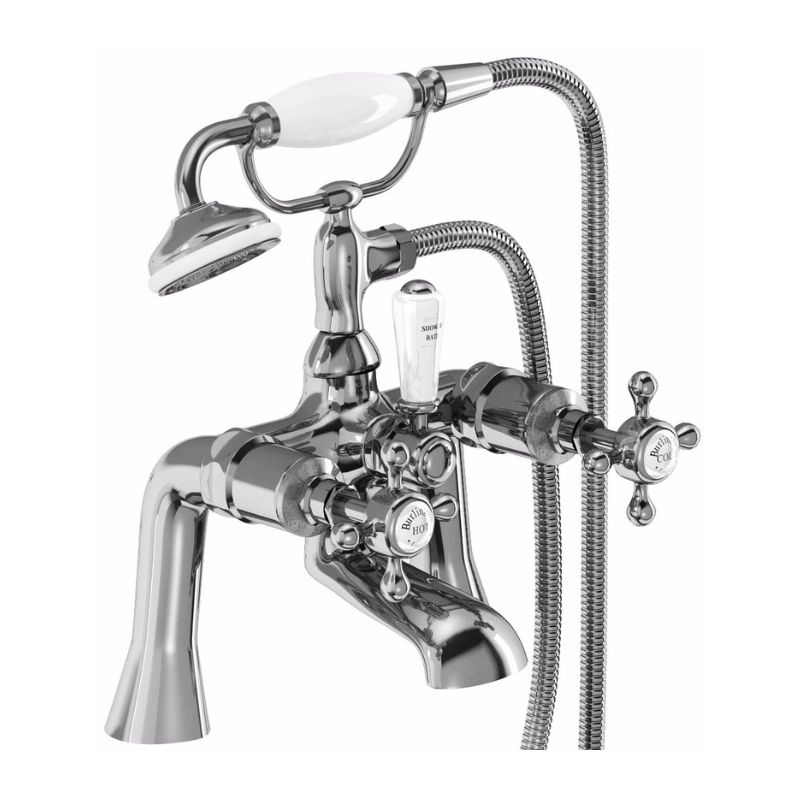 Burlington Stafford Bath Shower Mixer Deck Mounted